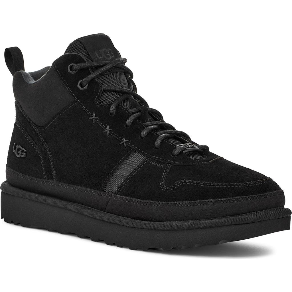 Ugg Highland High Top Heritage Hiking Boot In Black