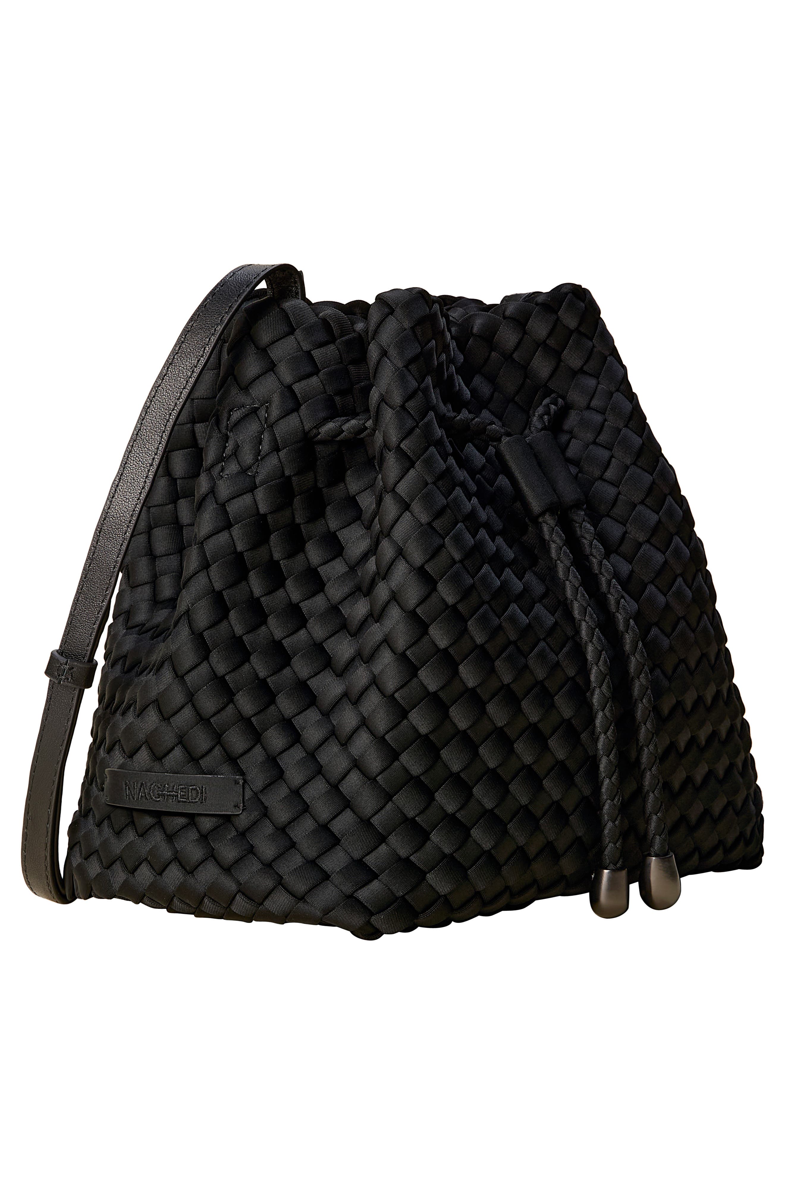 NAGHEDI Medium Gramercy Bucket Bag, Alternate, color, Onyx