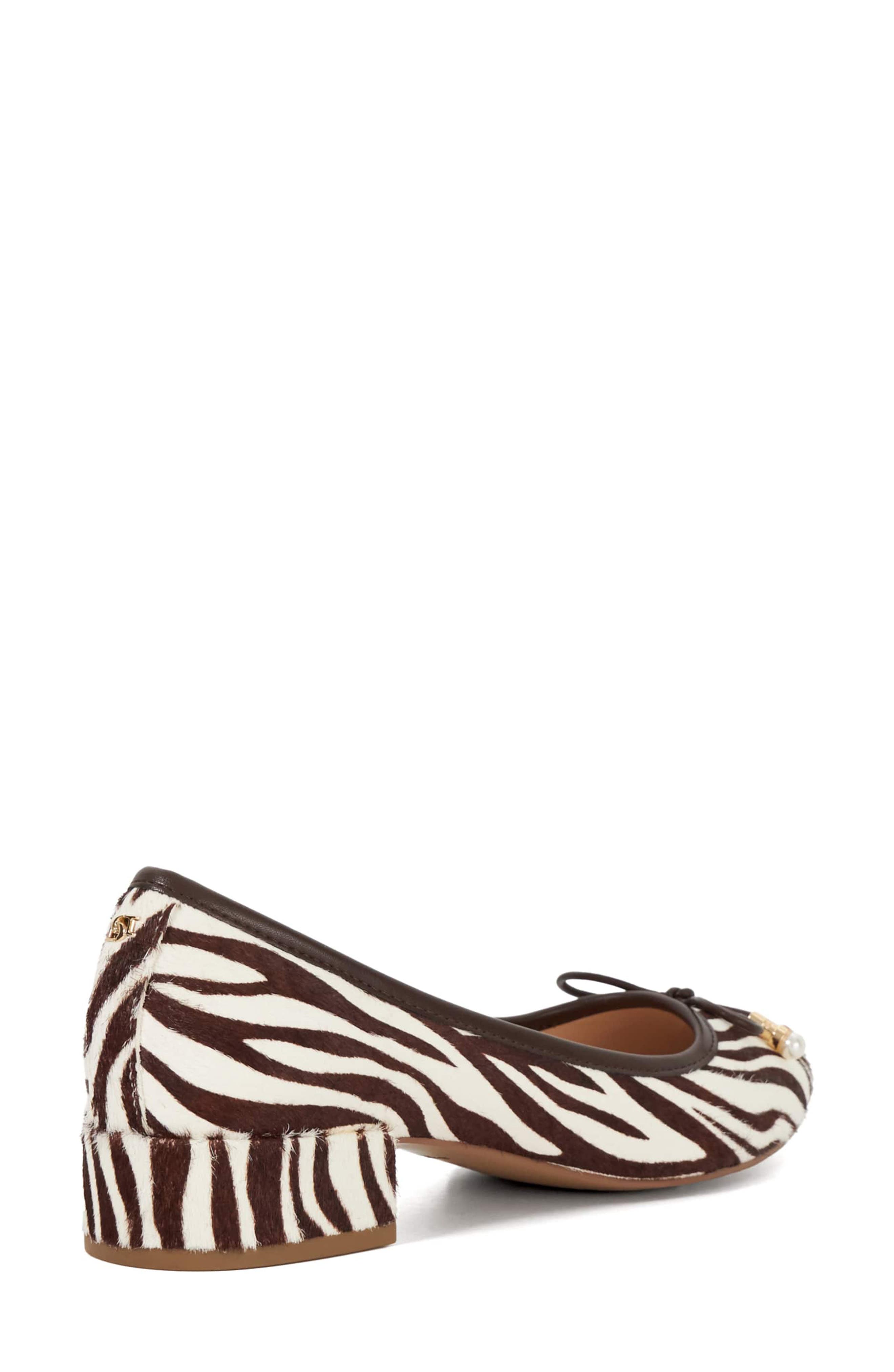 Dune London Amazing Genuine Calf Hair Pump, Alternate, color, Zebra