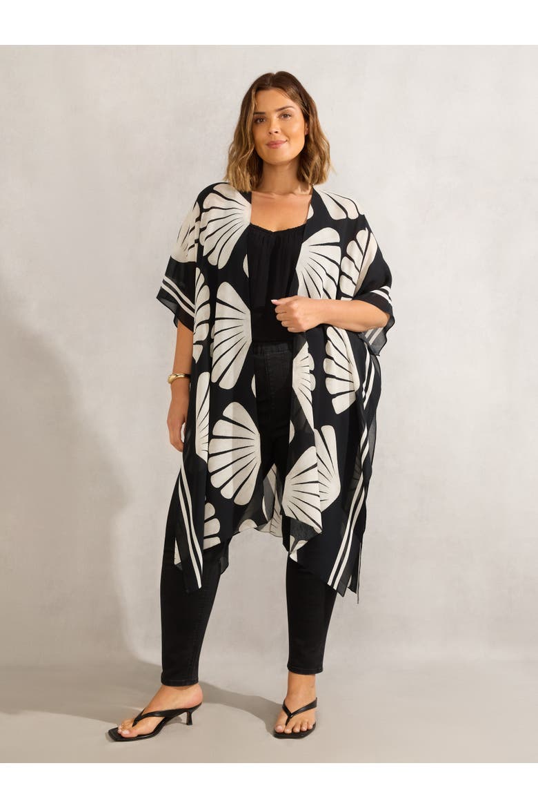 Longline Coat, Alternate, color, Multi