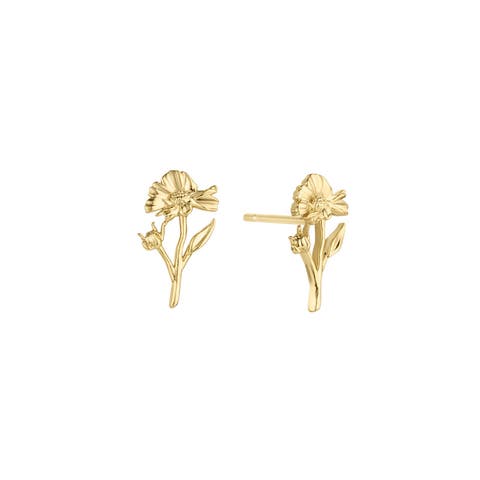 Elsie Birth Flower Studs