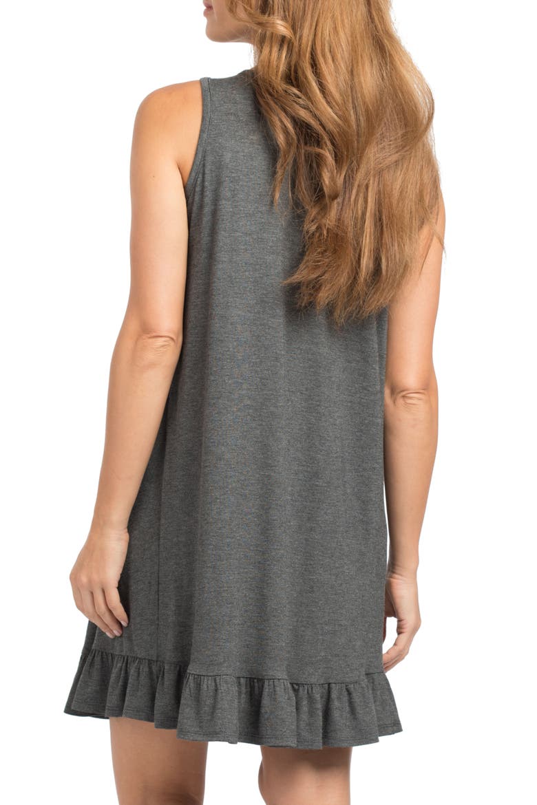 Paris Maternity/Nursing Nightgown, Alternate, color, GREY