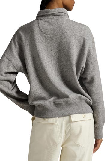French Terry Quarter Zip Sweatshirt