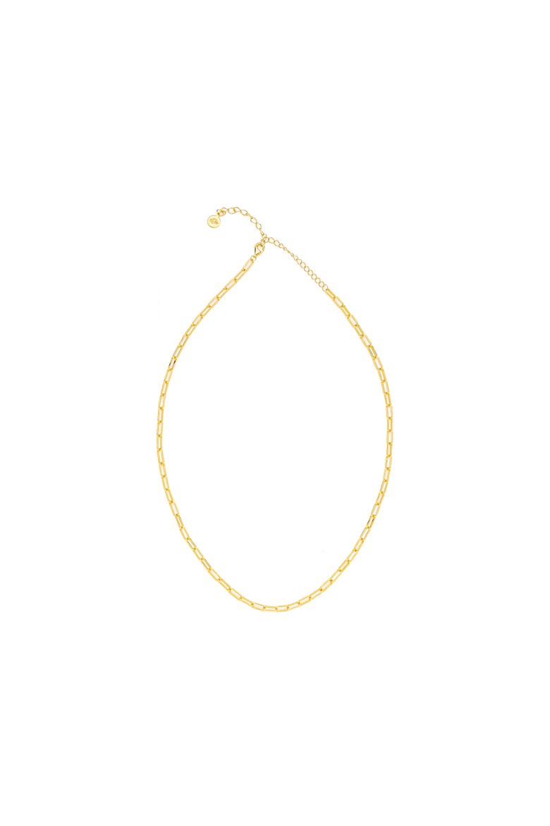 Paperclip Chain Necklace, Main, color, Gold