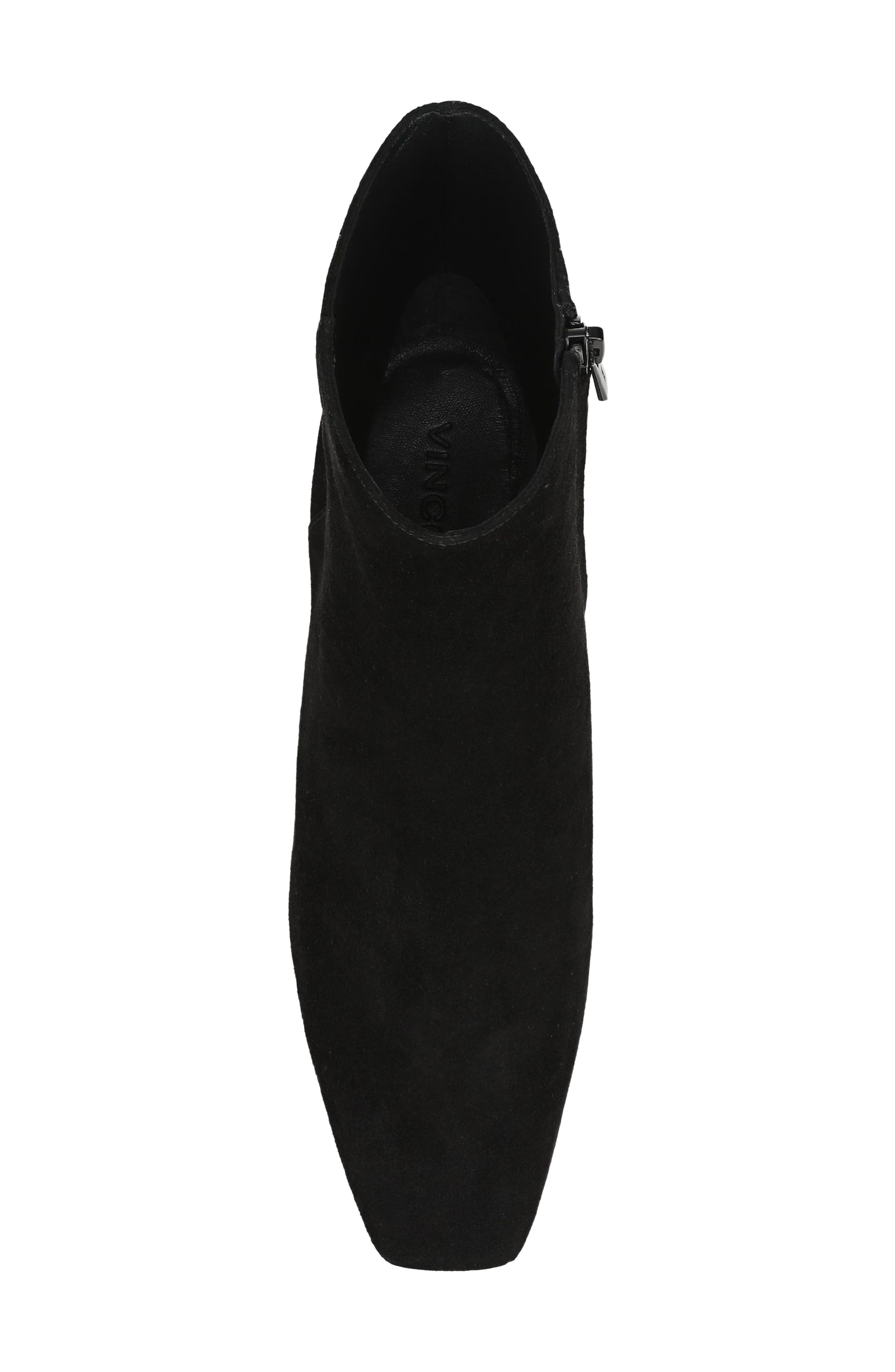 Lilith Leather Bootie, Alternate, color, BLACK