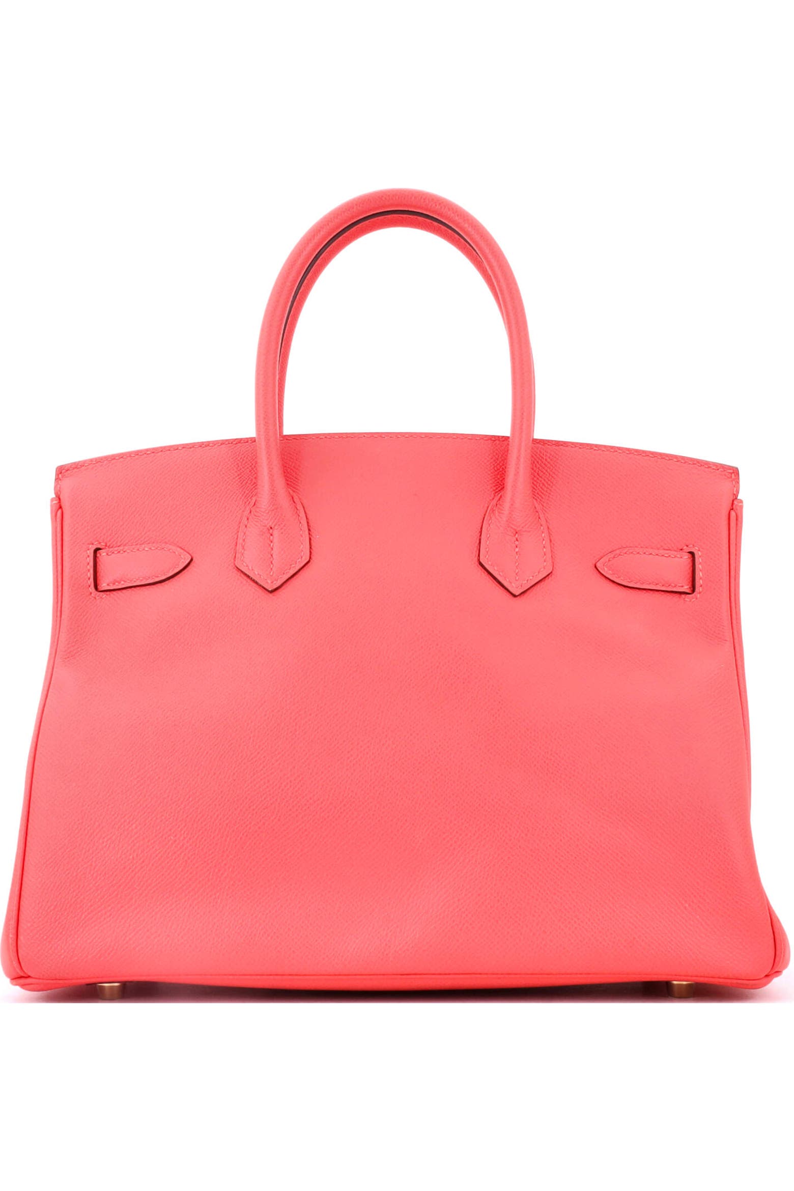 Red 7 Color Pre-Owned Hermes Birkin Handbag Red Epsom with Gold Hardware 30 (Women ...