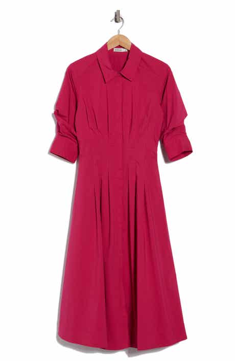 Simkhai Jazz Pintuck Shirtdress