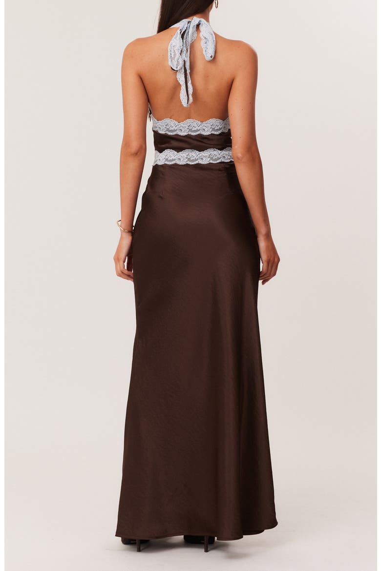 Tonya 2.0 Maxi Slipdress, Alternate, color, CHOCOLATE