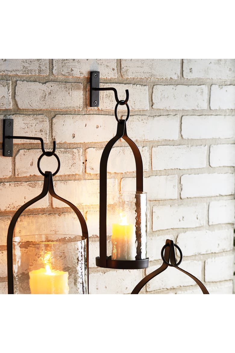 Steeple Lantern 12", Alternate, color, Black