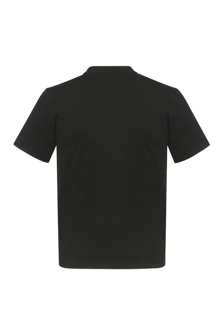Laurel Logo Print T-Shirt in Organic Cotton, Alternate, color, BLACK