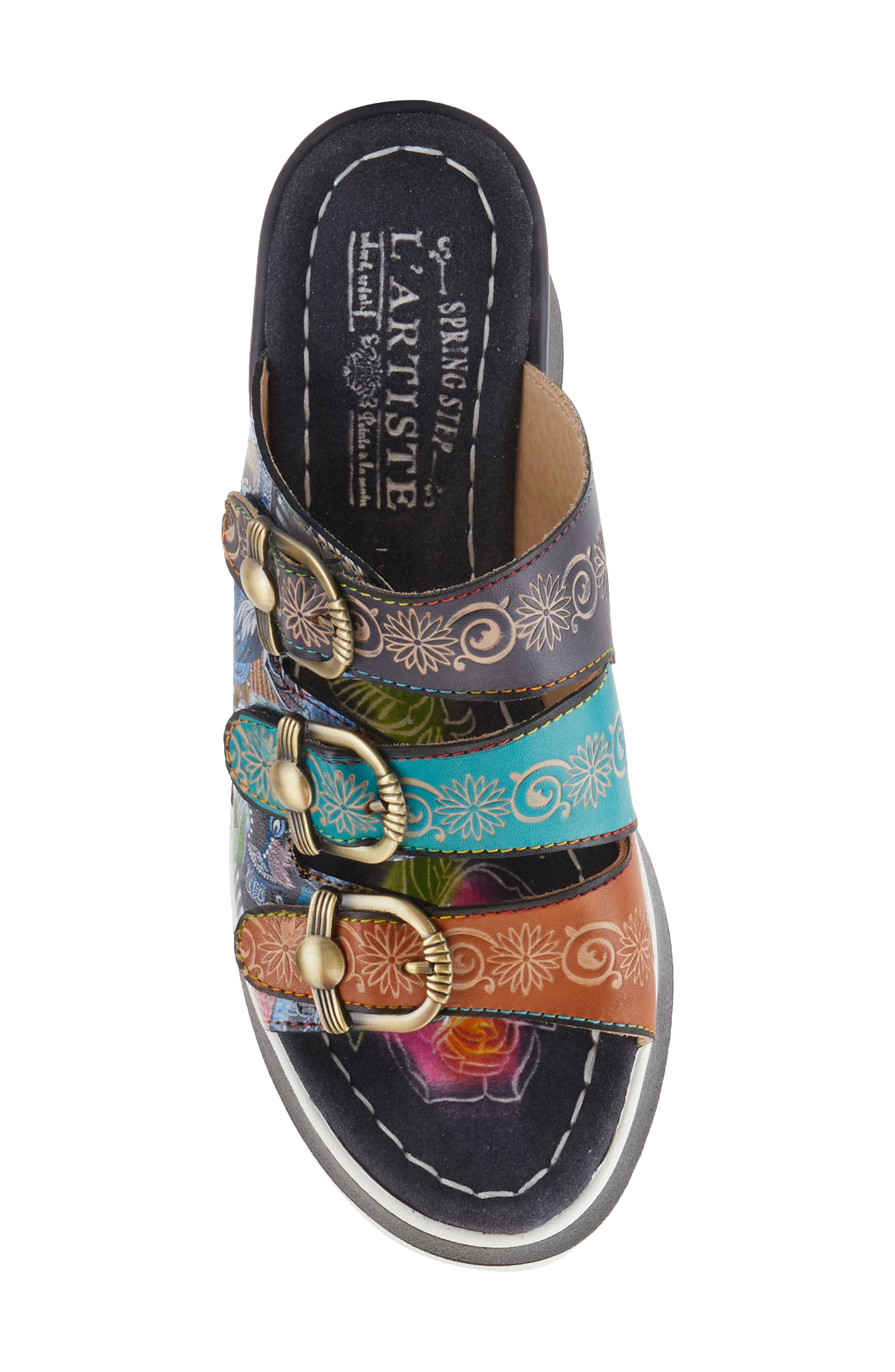 L'Artiste by Spring Step Caligal Platform Wedge Sandal, Alternate, color, 