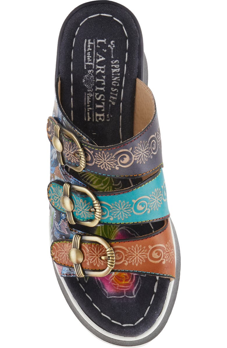 L'Artiste by Spring Step Caligal Platform Wedge Sandal, Alternate, color,