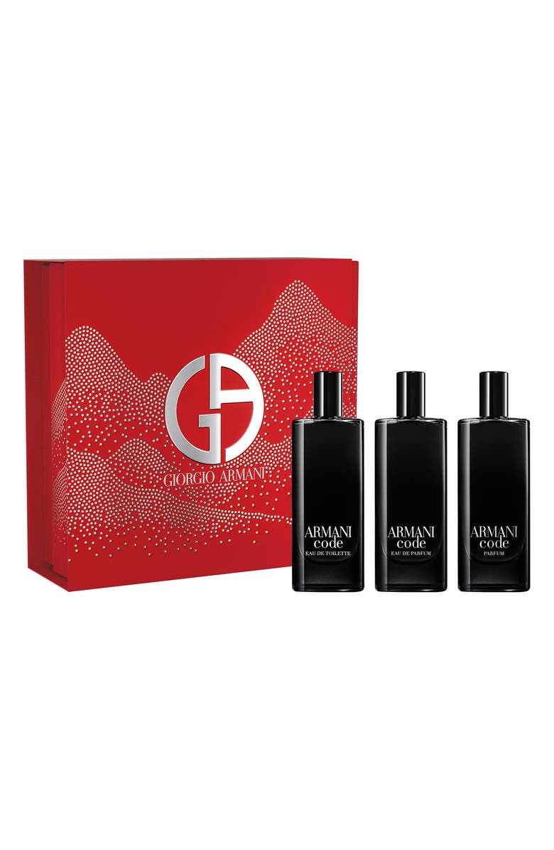 ARMANI beauty Code Fragrance Discovery Set $98 Value, Main, color, 