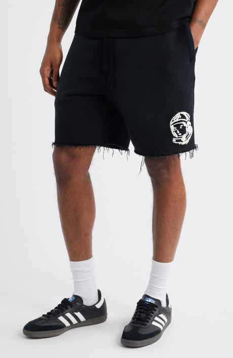 Billionaire Boys Club Helmet Logo Distressed Sweat Shorts