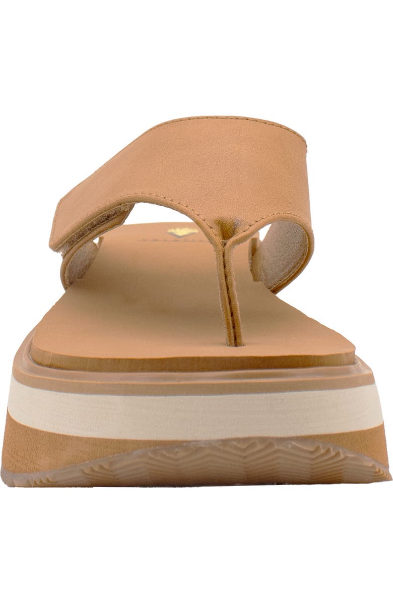 Volatile Shitake Platform Wedge Sandal, Alternate, color, Tan