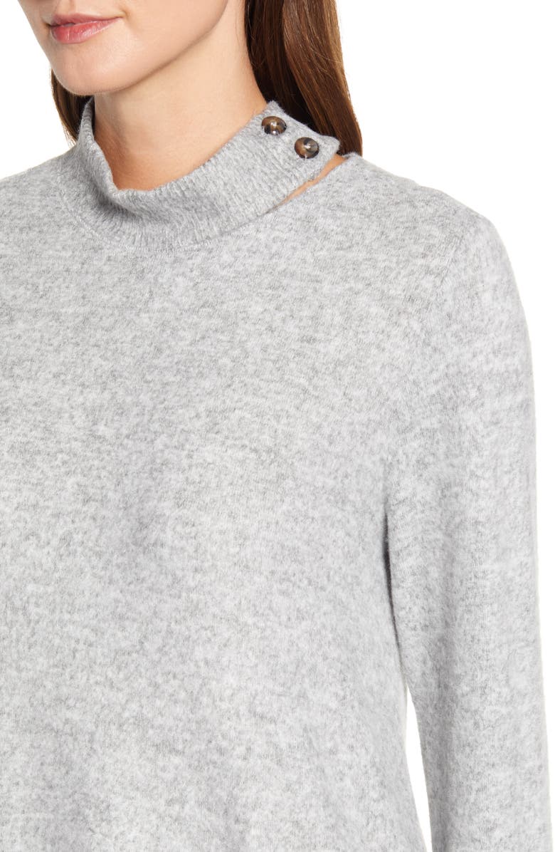 Wit & Wisdom Mock Neck Sweater, Alternate, color, 