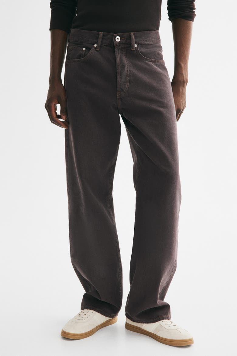 Loose Jeans, Alternate, color, Dark brown