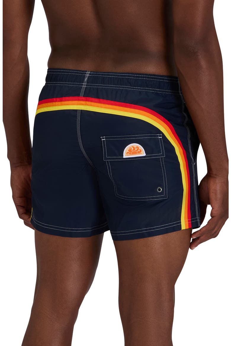 Stripe Board Shorts, Alternate, color, VINTAGE DARK NAVY