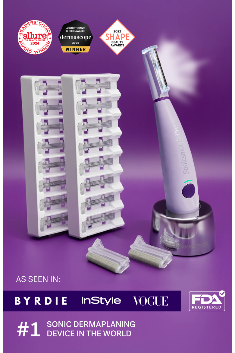 Sonicsmooth Pro+ 2 in 1 Facial Exfoliation & Peach Fuzz Hair