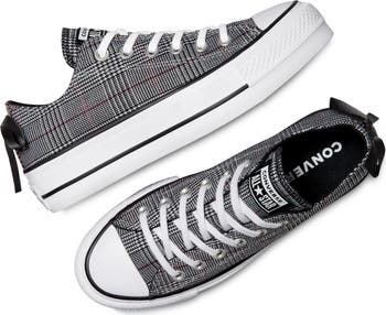 Chuck Taylor All Star Lift Plaid Low Top Platform Sneaker