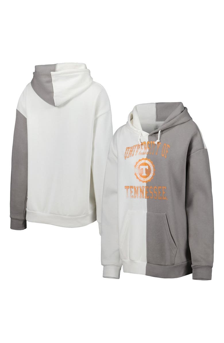 GAMEDAY COUTURE Women's Gameday Couture Gray/White Tennessee Volunteers Split Pullover Hoodie, Main, color, White