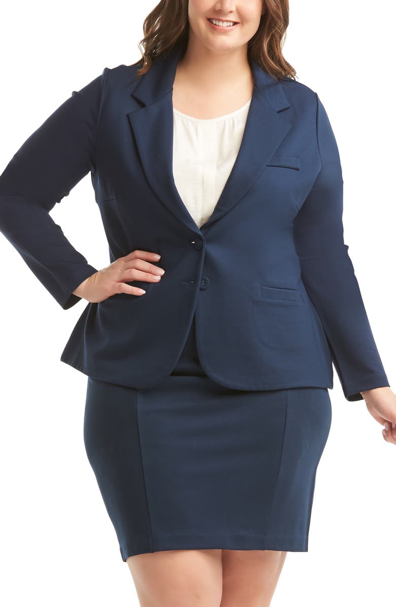 Lemon Tart Aiko Two-Button Blazer, Main, color, 