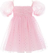Mimi Tutu Tulle Dress with Puffed Sleeves