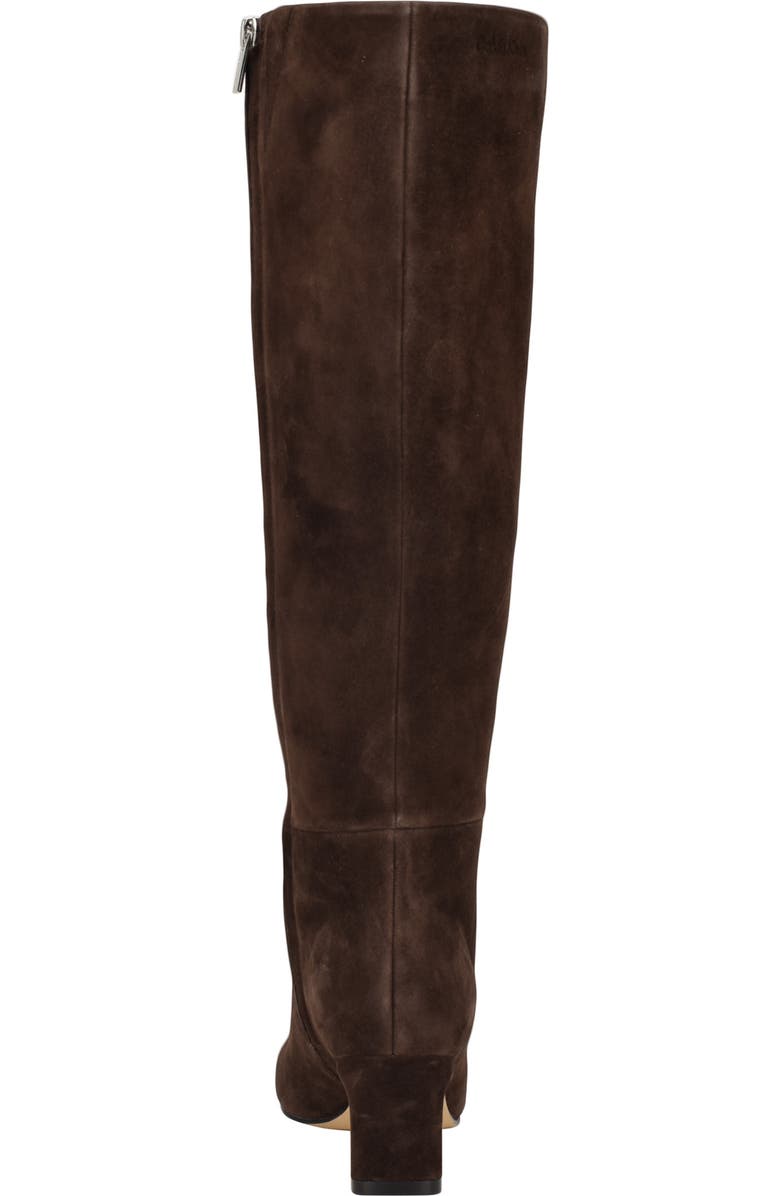 Calvin Klein Caterine Knee High Boot, Alternate, color, Brown Suede