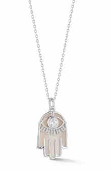 GLAZE JEWELRY Hamsa Pendant Necklace