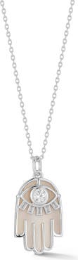 GLAZE JEWELRY Hamsa Pendant Necklace