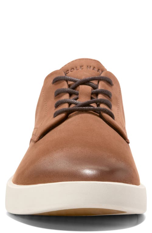 Cole Haan Grand Crosscourt Daily Plain Toe Sneaker In Brown