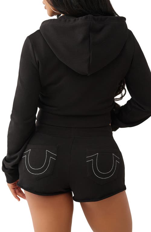 True Religion Shrunken Zip Hoodie