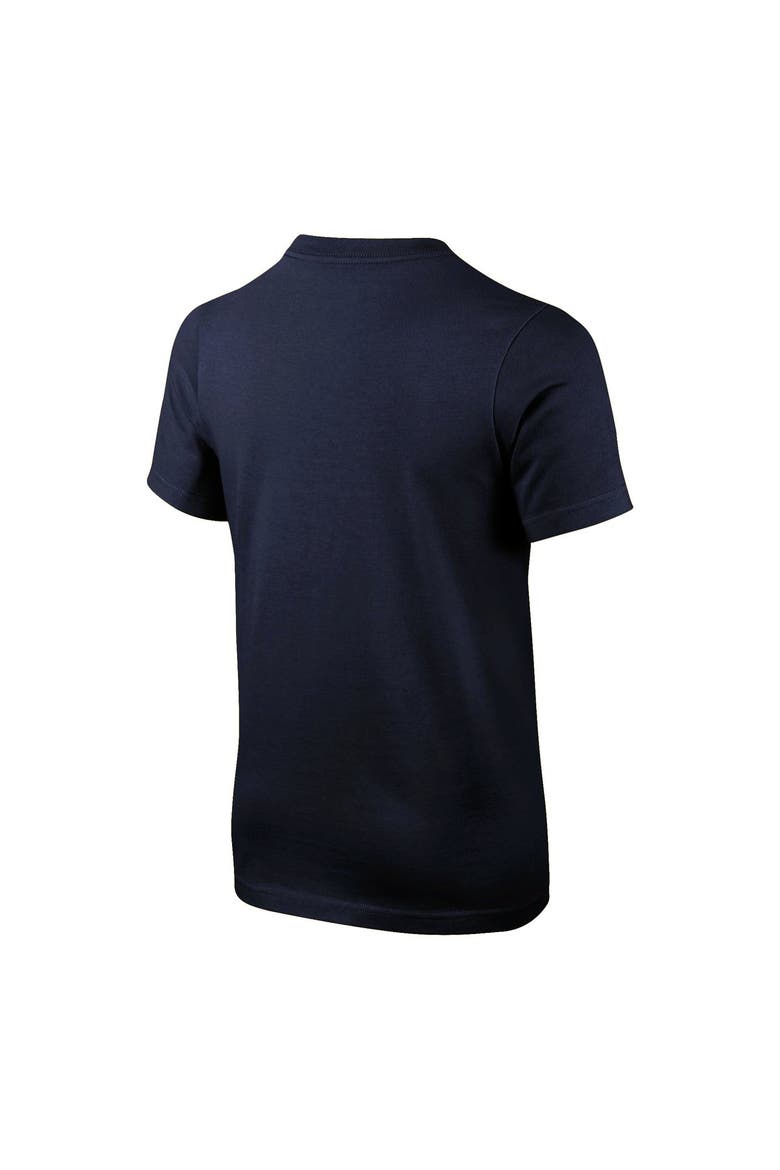Youth Nike Navy Michigan Wolverines Logo T-Shirt, Alternate, color, Navy