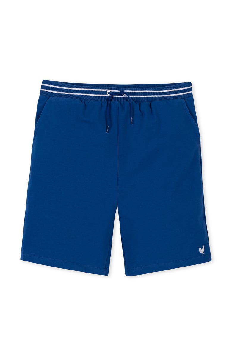 Hope & Henry Kids' Organic French Terry Pull-On Short, Main, color, Bold Blue