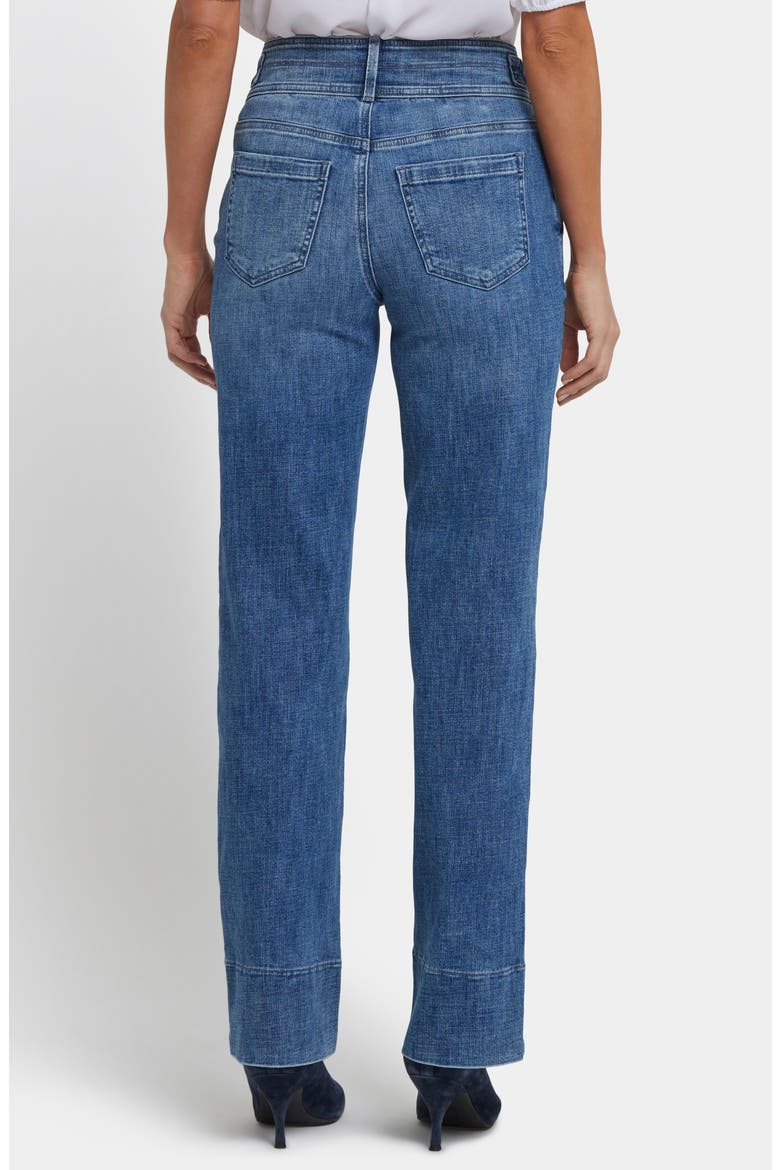 Bailey Tab Waist Relaxed Straight Leg Jeans, Alternate, color, WASHED CRYSTAL