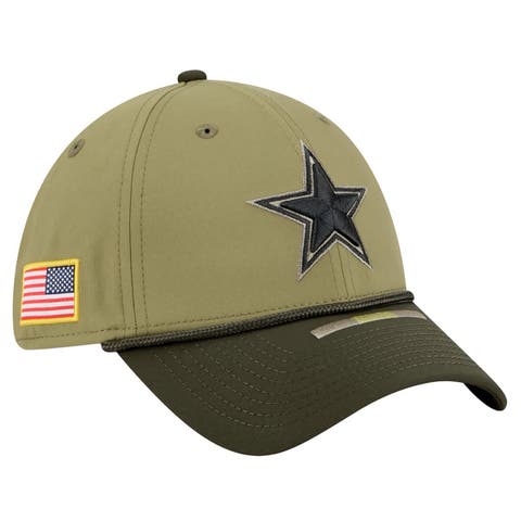Men's New Era  Green Dallas Cowboys 2025 Salute to Service 39THIRTY Flex Hat