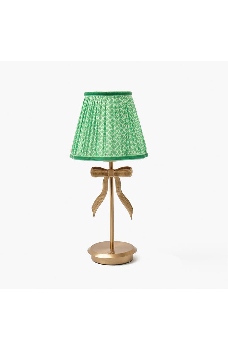 Mrs. Alice Marilyn Bow Rechargeable Lamp, Alternate, color, Brass