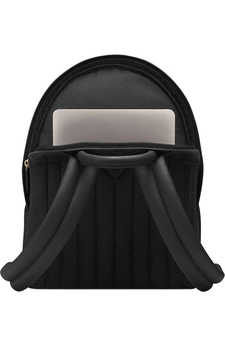 MAISON de SABRÉ Leather Backpack, Alternate, color, Black Caviar