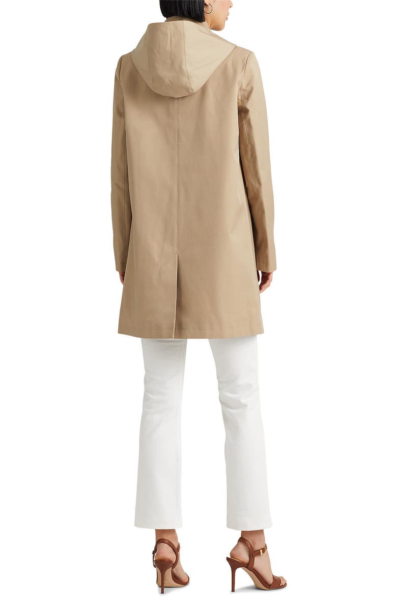 Lauren Ralph Lauren Balmacaan Hooded Raincoat, Alternate, color,