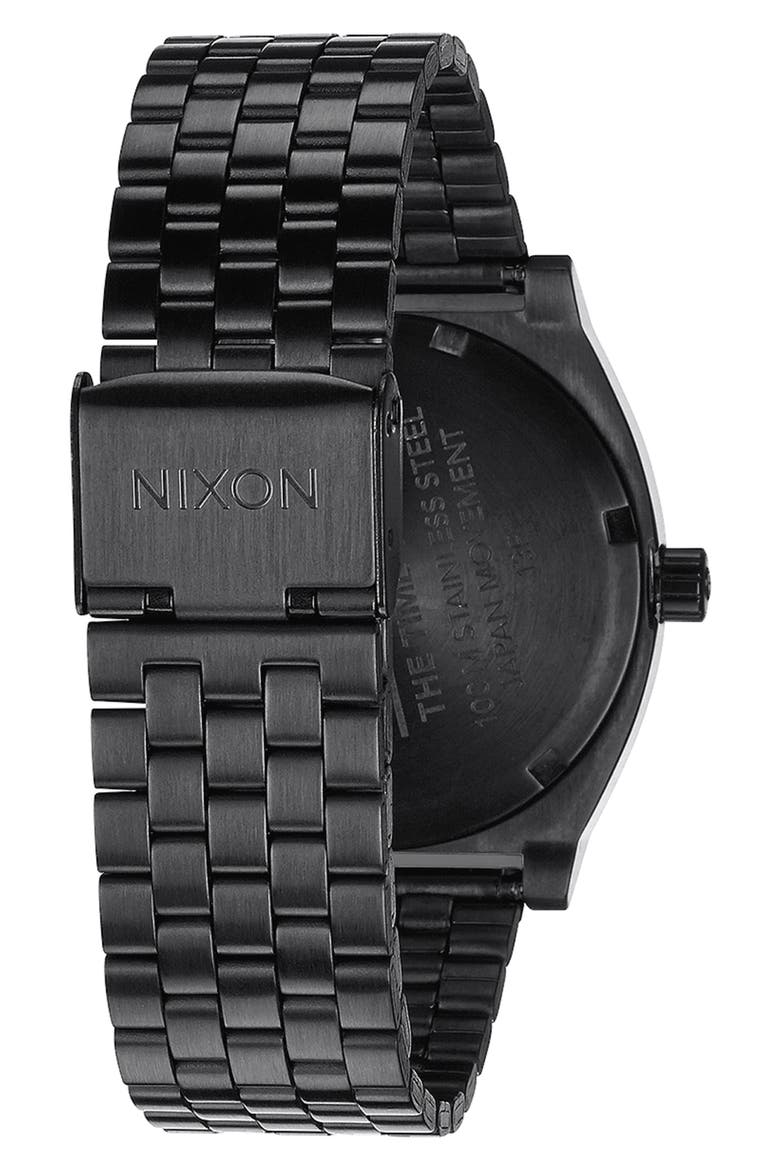 The Time Teller Bracelet Watch, 37mm, Alternate, color, BLACK/BLACK