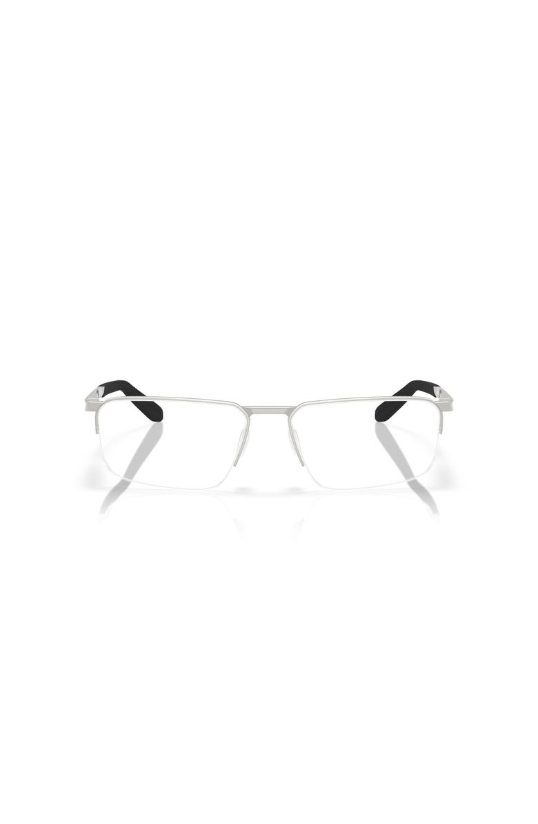 Costa 55mm Rectangle optical glasses, Alternate, color, Silver