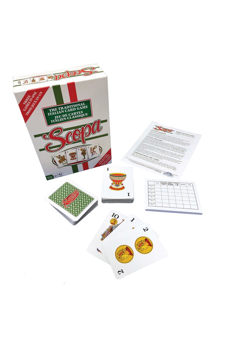 Outset Media Scopa The Traditional Italian Card Game, Alternate, color, Multicolored