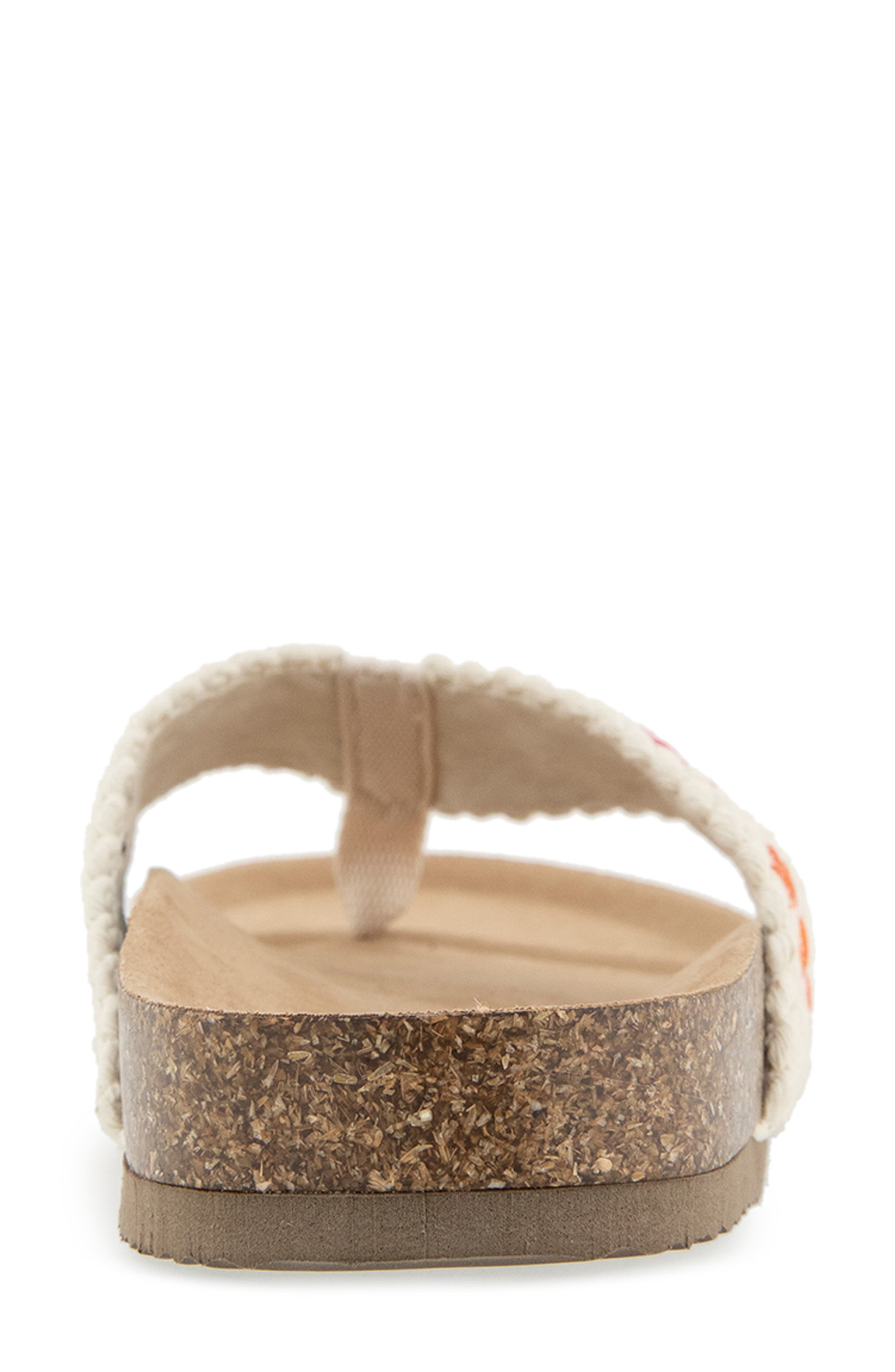 UNIONBAY Minha Flip Flop, Alternate, color, Natural Flower