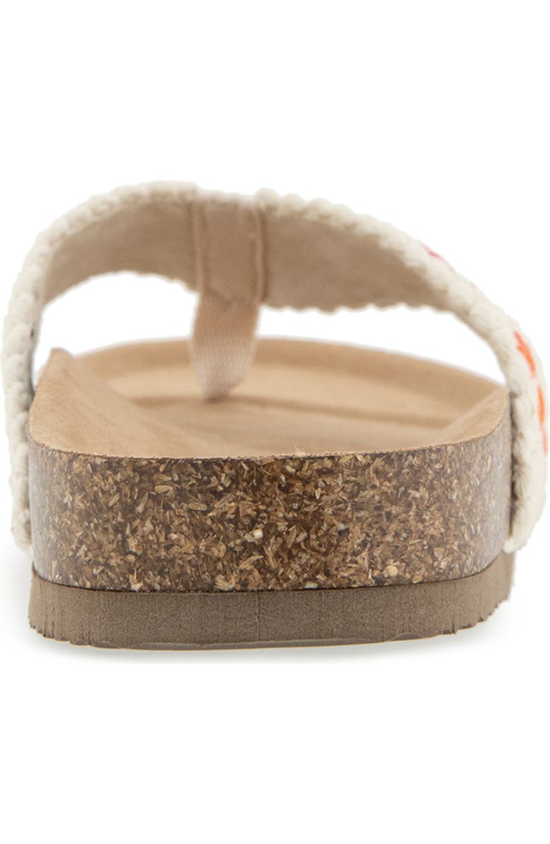 UNIONBAY Minha Flip Flop, Alternate, color, Natural Flower