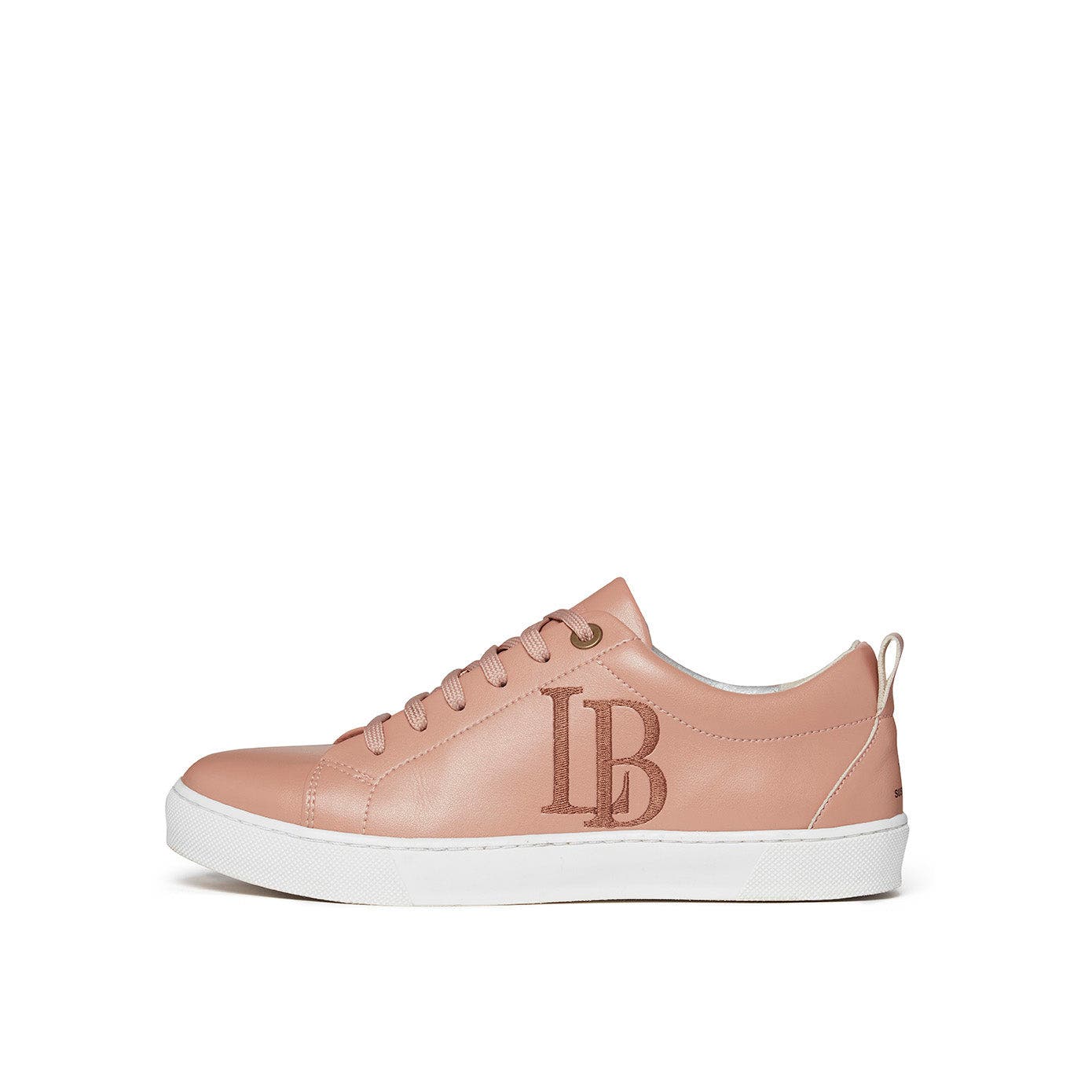 LB Nude Apple Leather Sneakers for Women, Main, color, Nude