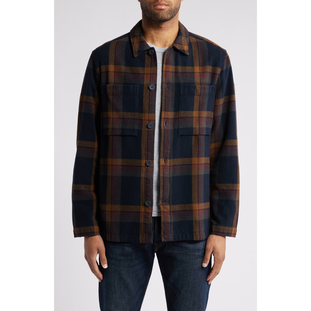 FJALL RAVEN FJÄLLRÄVEN SINGI ORGANIC COTTON FLANNEL OVERSHIRT