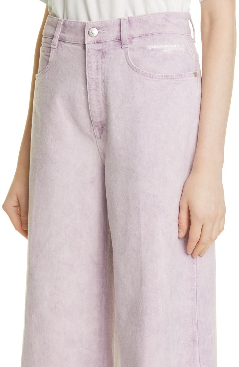 Stella McCartney Flare Leg Organic Cotton Jeans, Alternate, color,