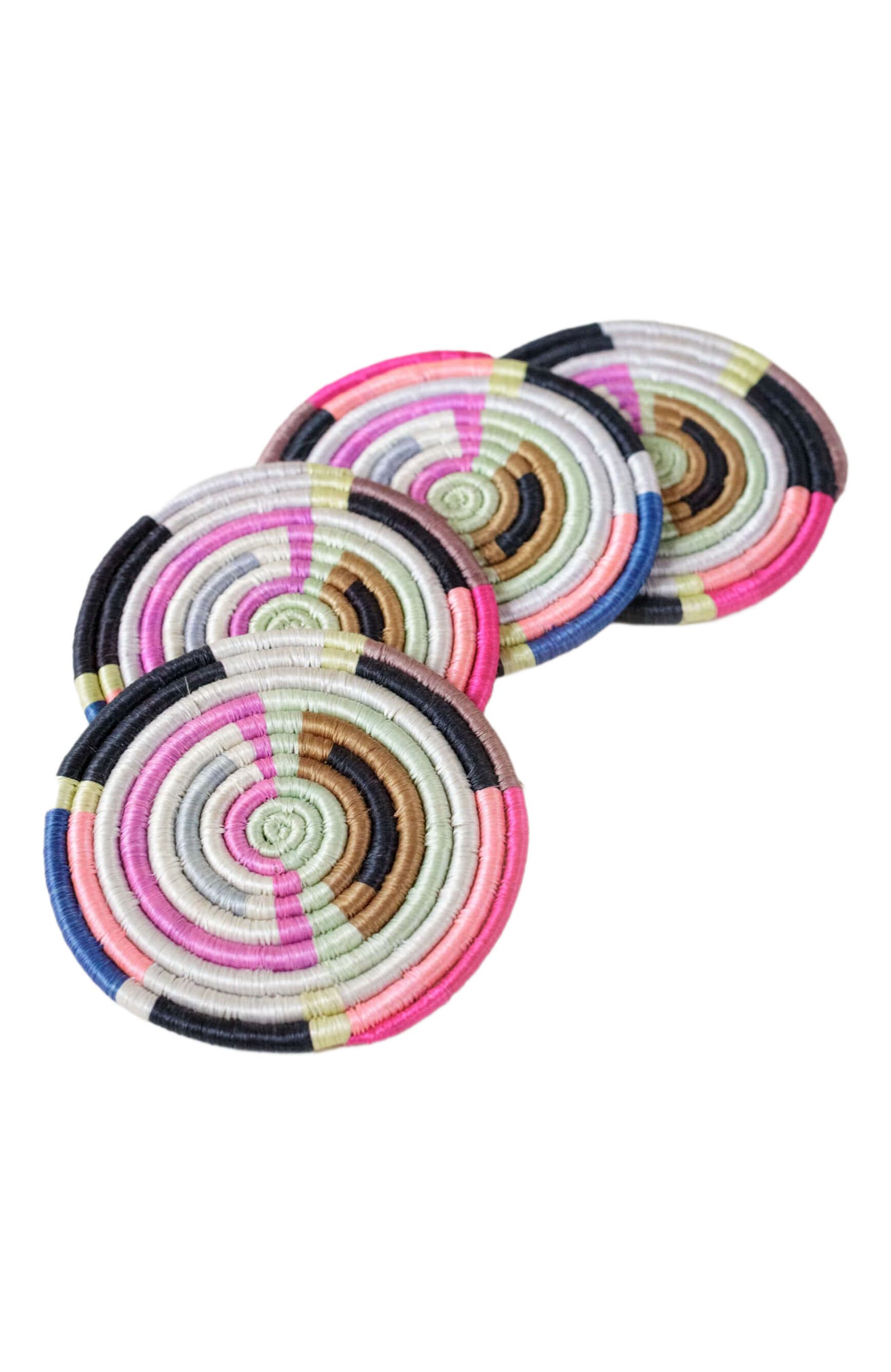 Indego Africa Geo Form Coasters