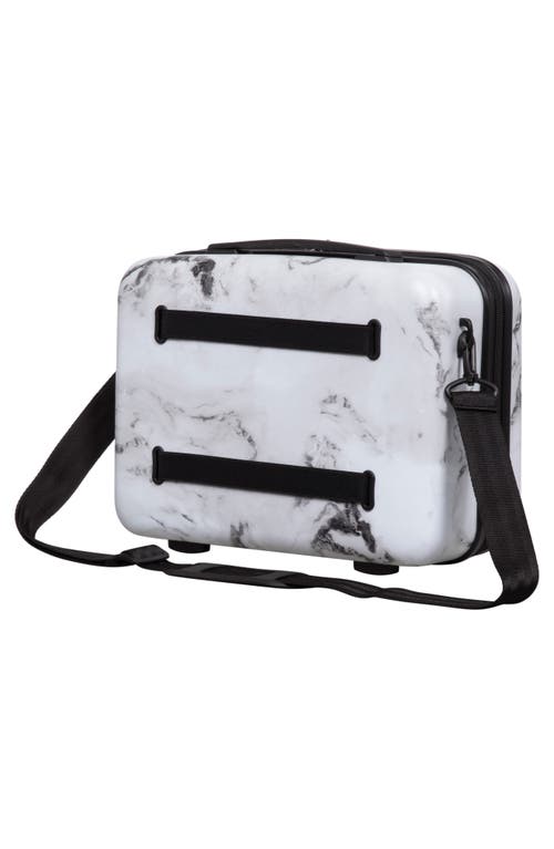 It Luggage Sheen 14-inch Hardside Vanity In Grayscale Marble