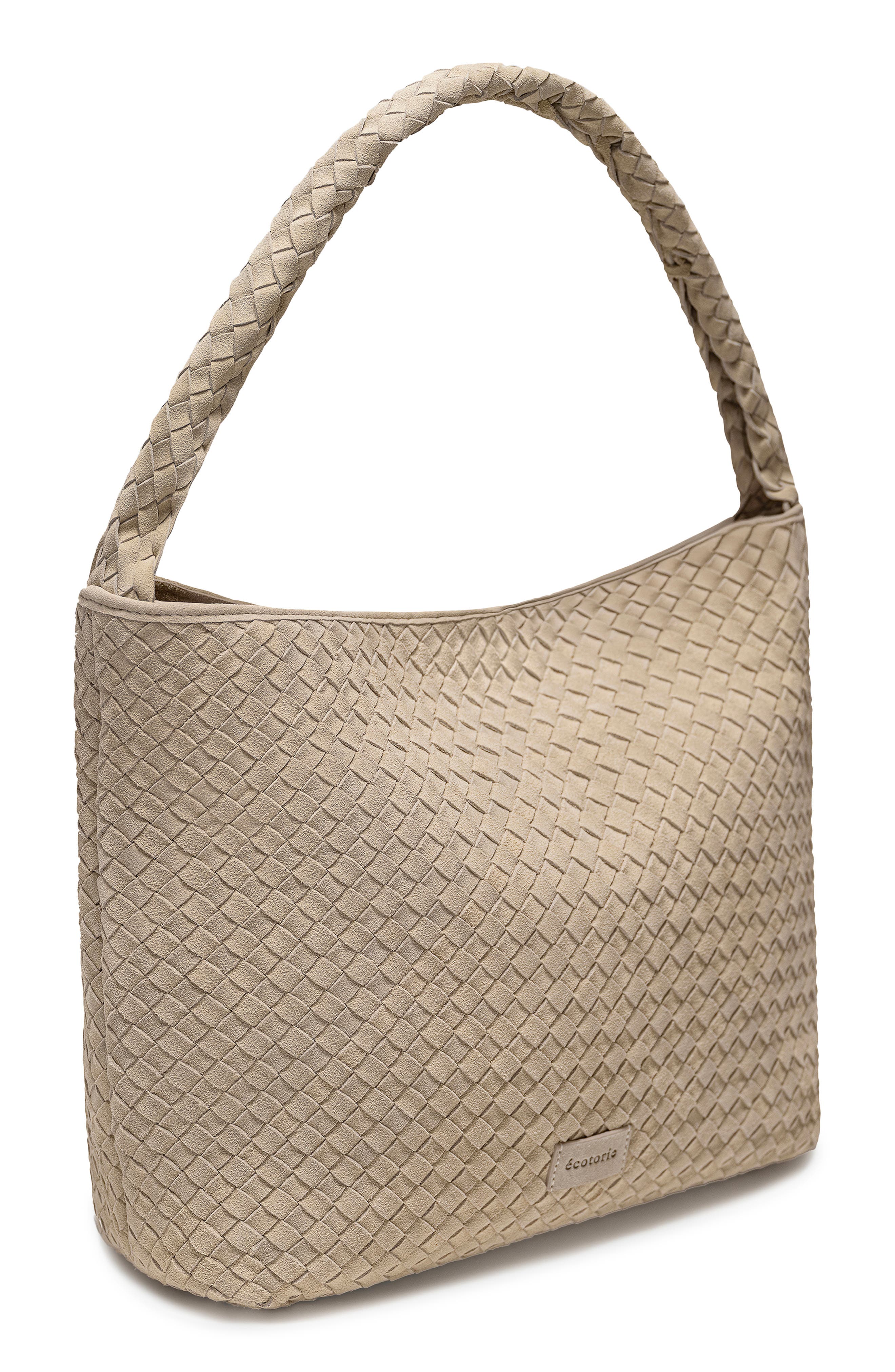 Ecotorie San Antonio Leather Hobo, Alternate, color, Beige